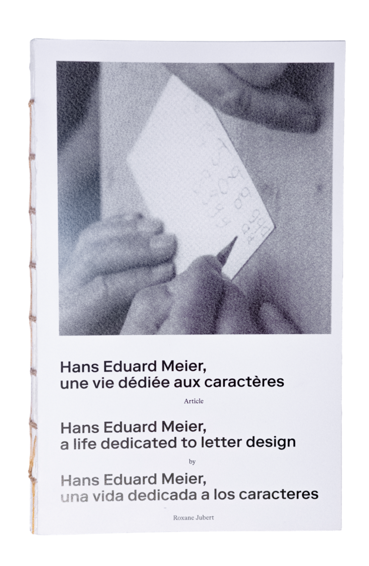 Hans Eduard Meier, une vie d&eacute;di&eacute;e aux caract&egrave;res